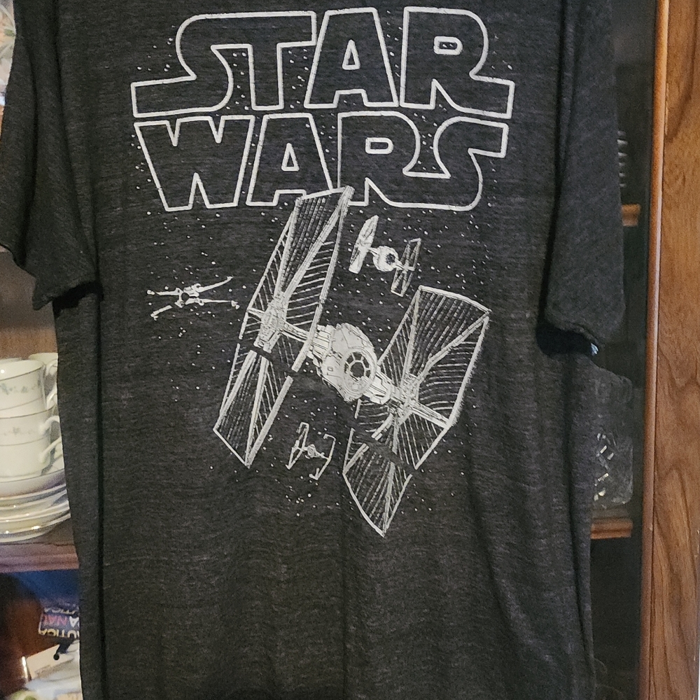 VINTAGE STAR WARS DARK GREY T-SHIRT - Picture 2 of 7